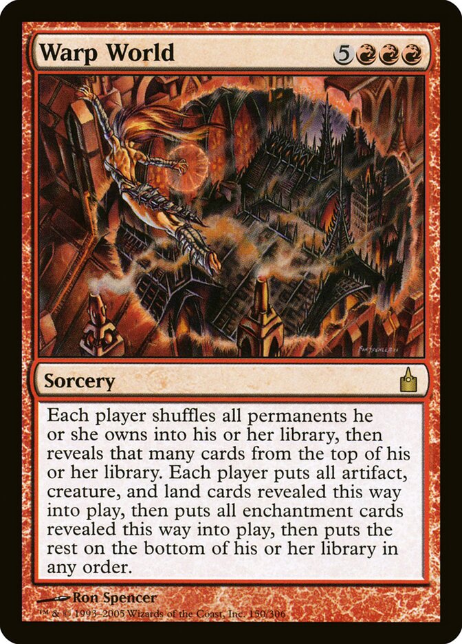 Warp World card front