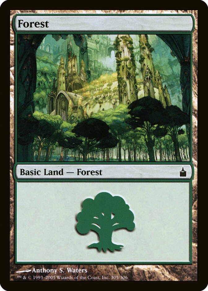 Forest card front