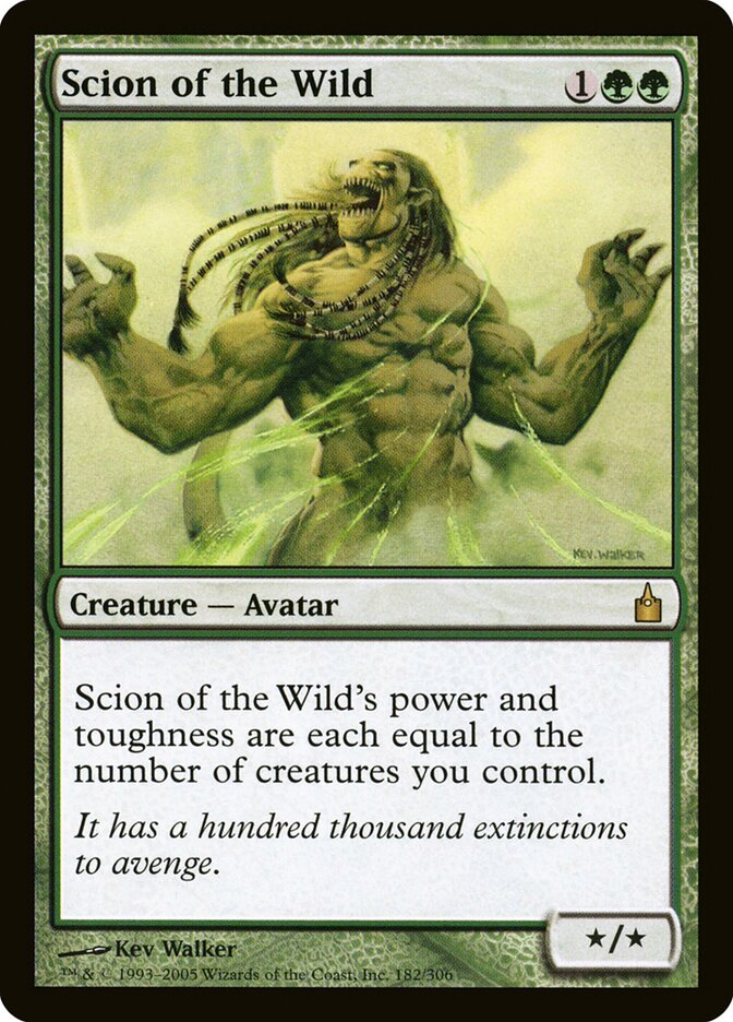 Scion of the Wild card front