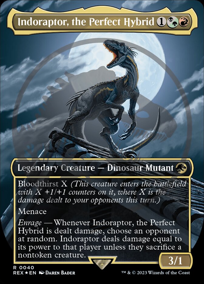 Indoraptor, the Perfect Hybrid card front
