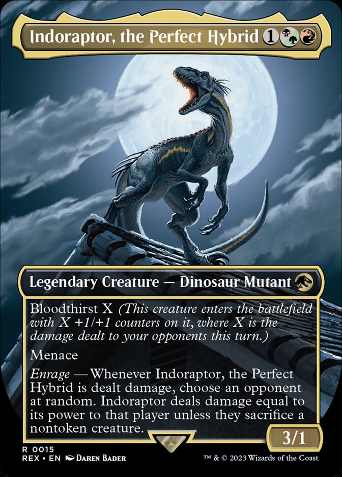 Indoraptor, the Perfect Hybrid card front