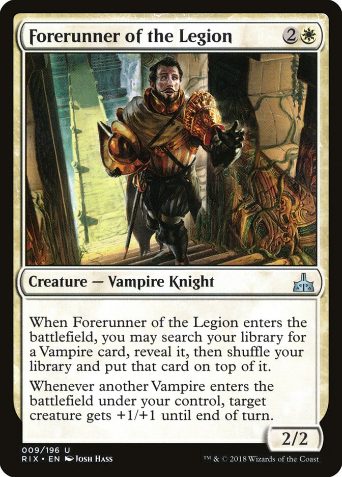 Forerunner of the Legion card front
