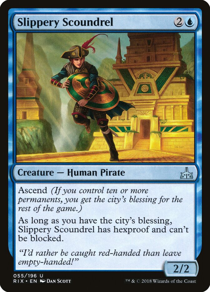 Slippery Scoundrel card front