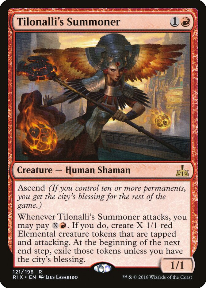 Tilonalli's Summoner card front