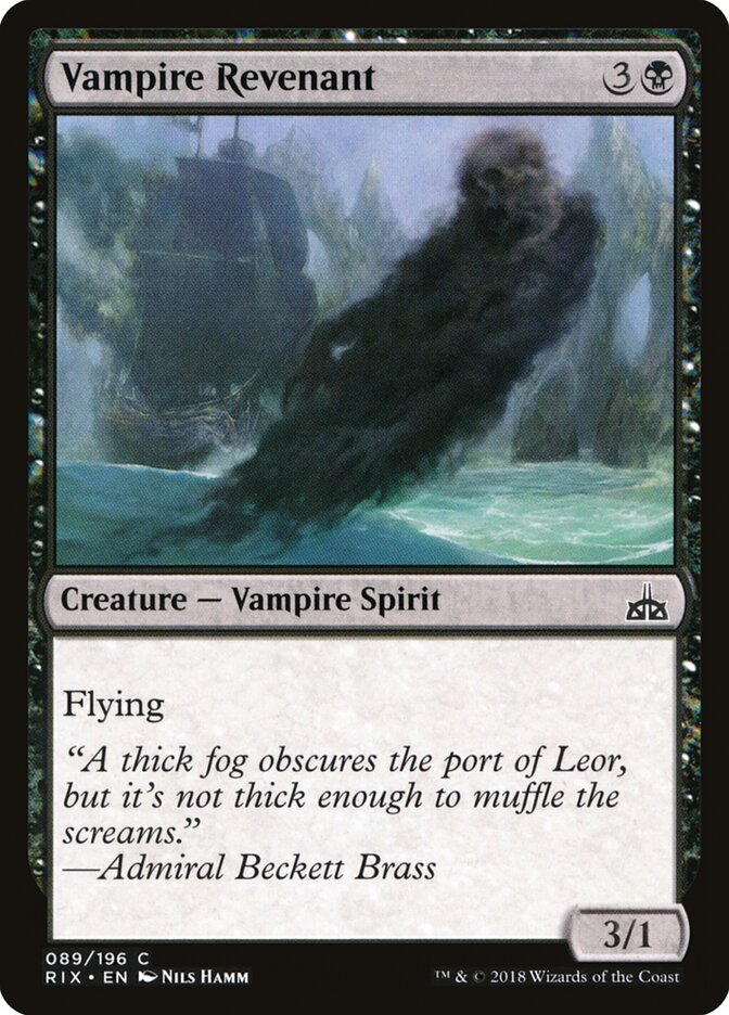 Vampire Revenant card front