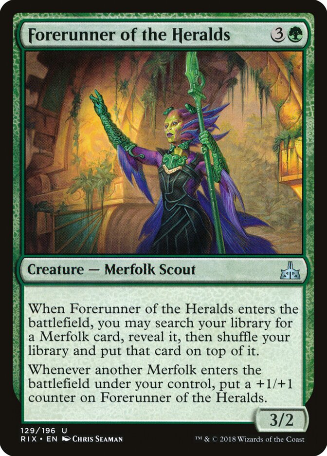 Forerunner of the Heralds card front