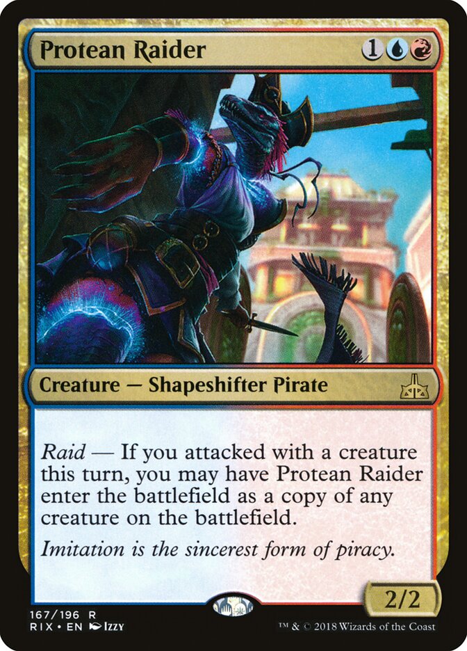 Protean Raider card front