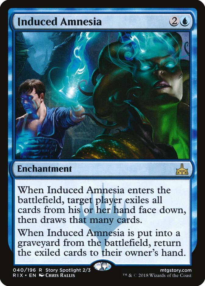 Induced Amnesia card front