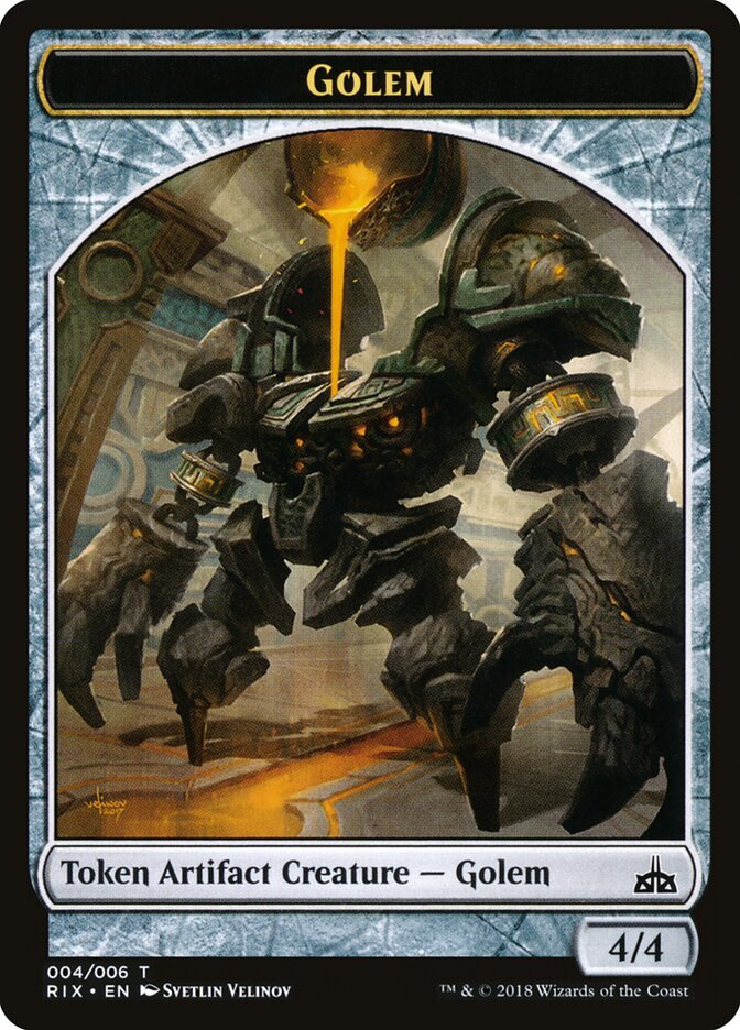Golem card front