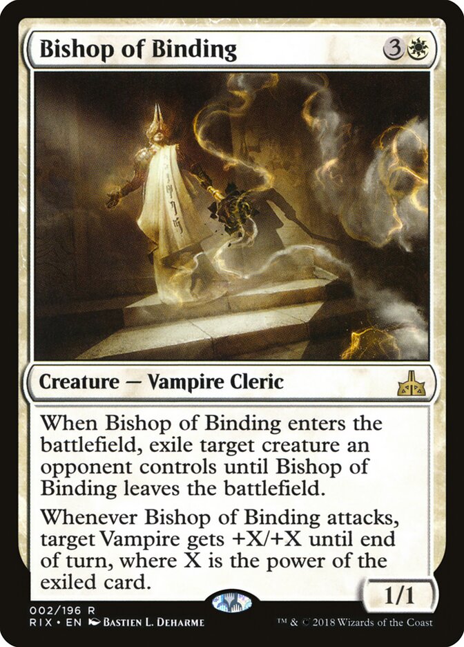 Bishop of Binding card front