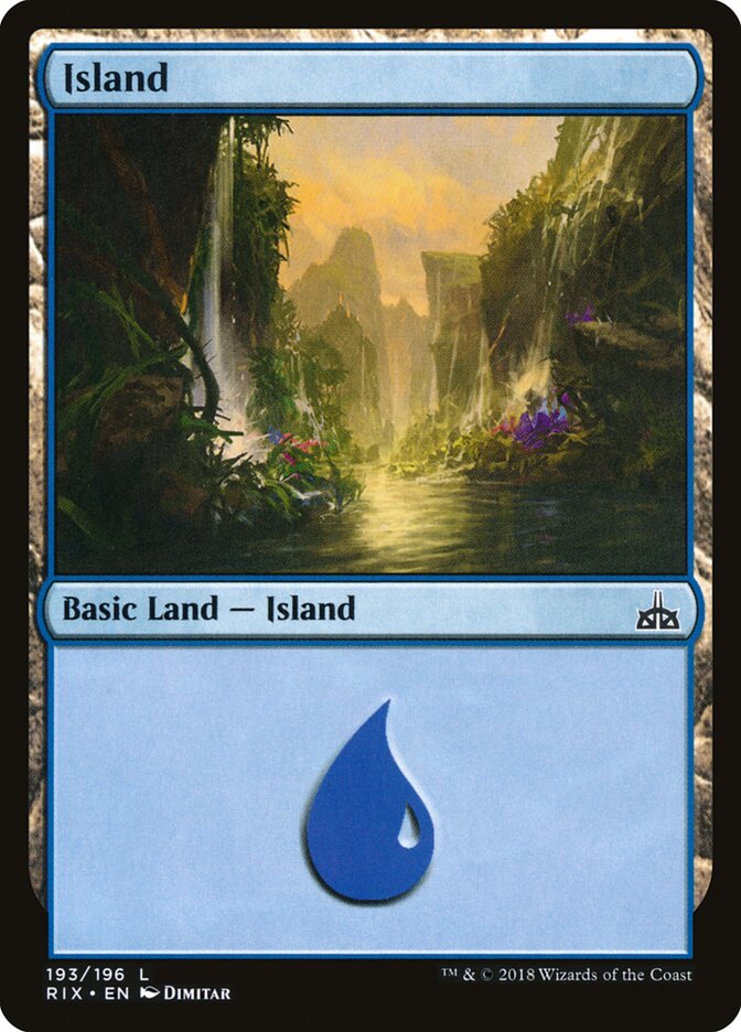 Island card front