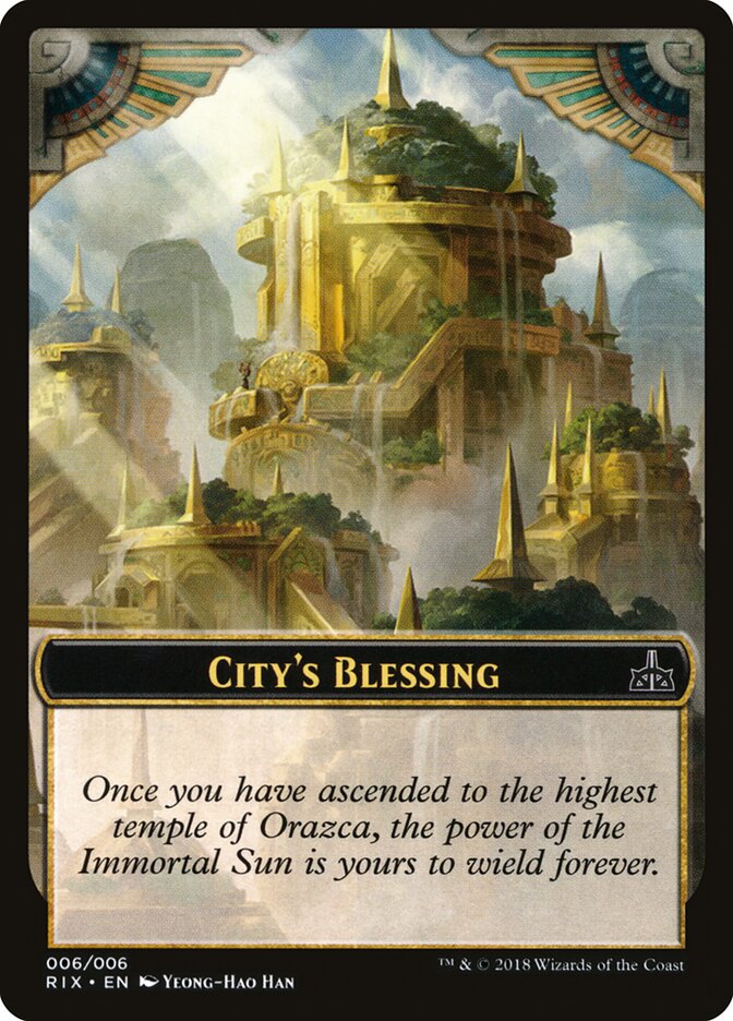 City's Blessing card front