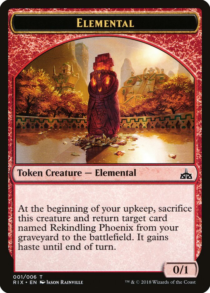 Elemental card front