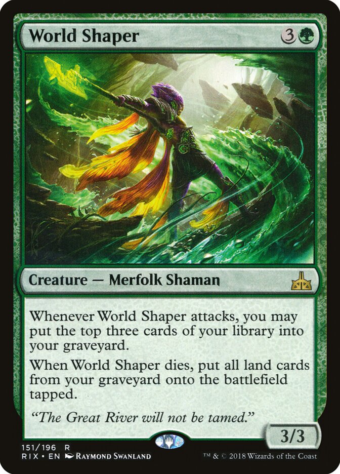 World Shaper card front