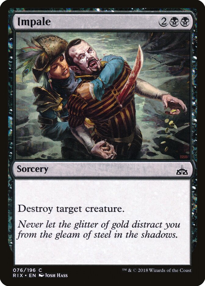 Impale card front