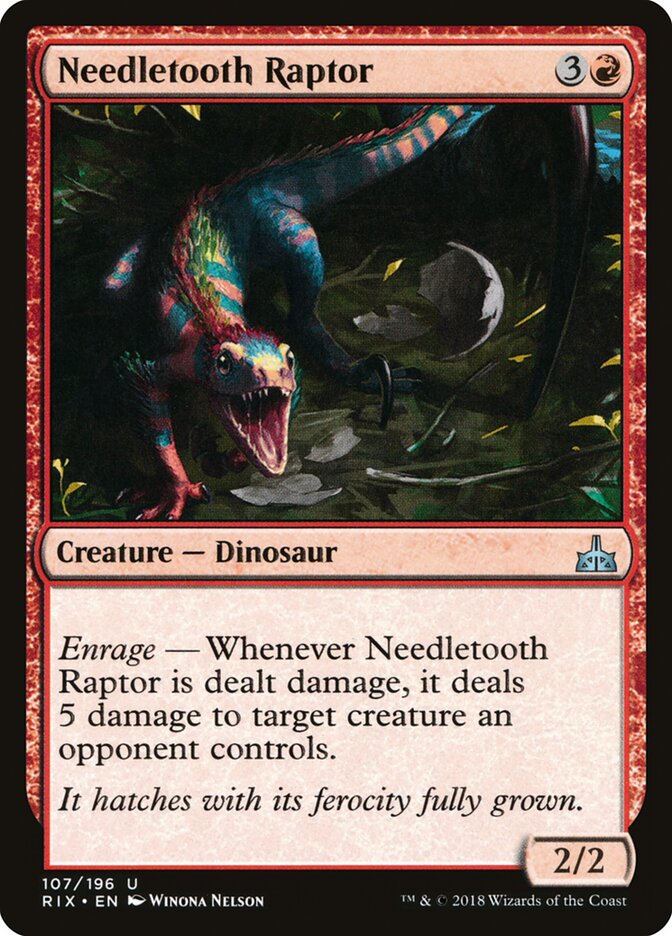 Needletooth Raptor card front