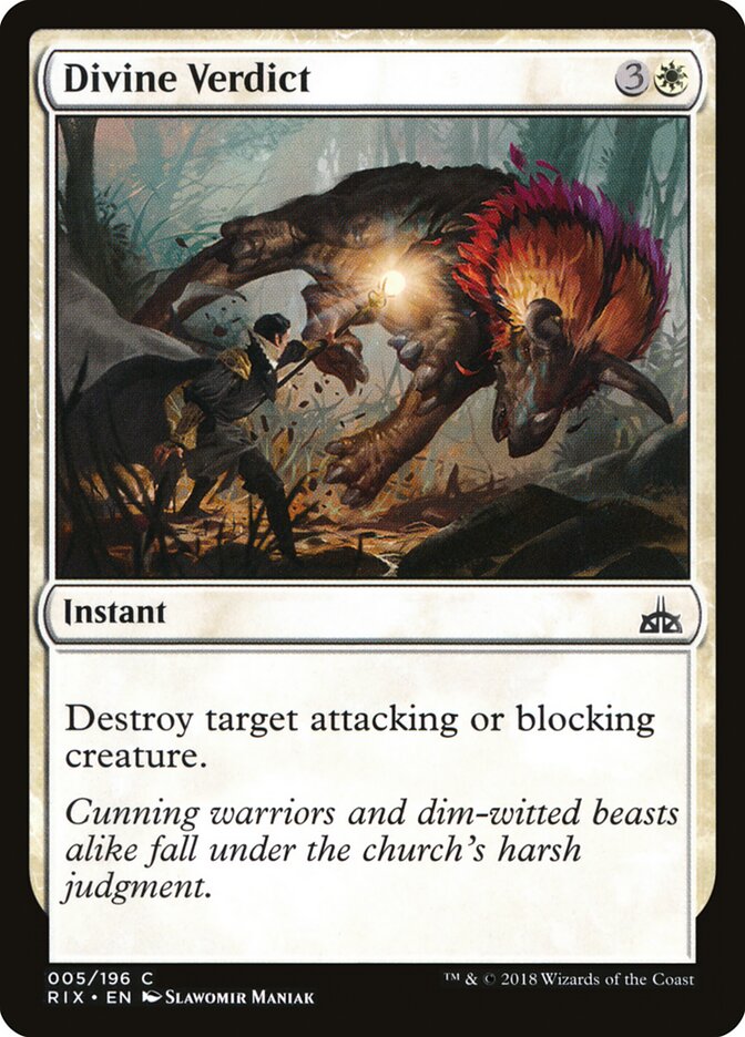Divine Verdict card front