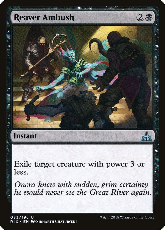 Reaver Ambush card front