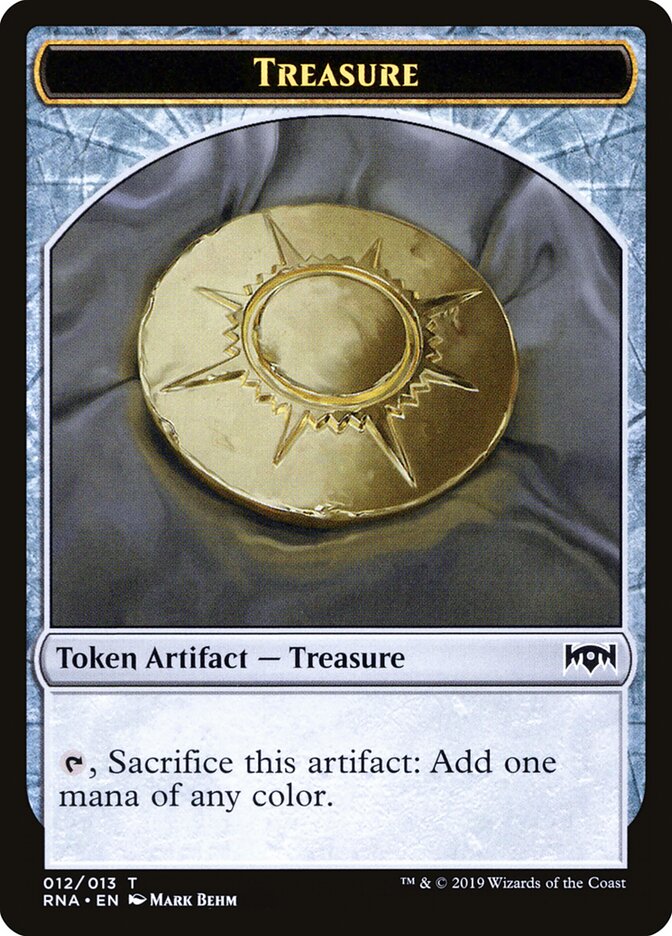 Treasure card front