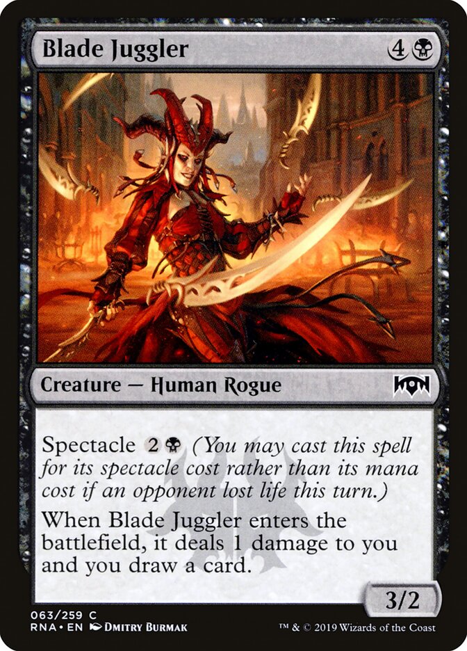 Blade Juggler card front