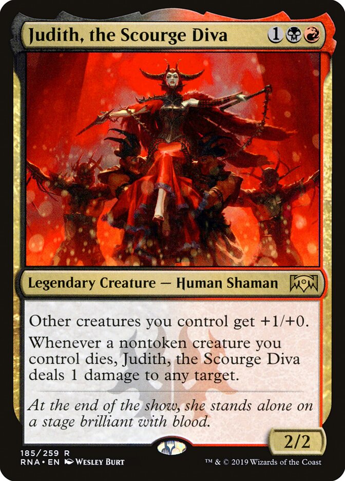 Judith, the Scourge Diva card front