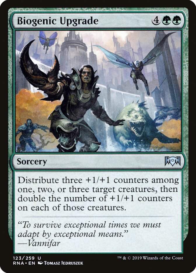 Biogenic Upgrade card front