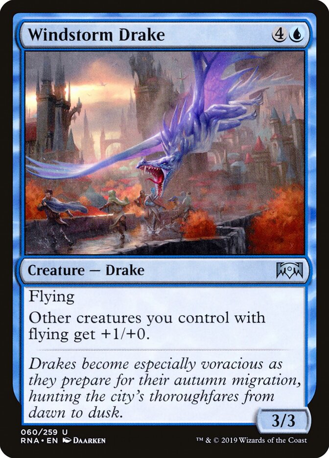 Windstorm Drake card front