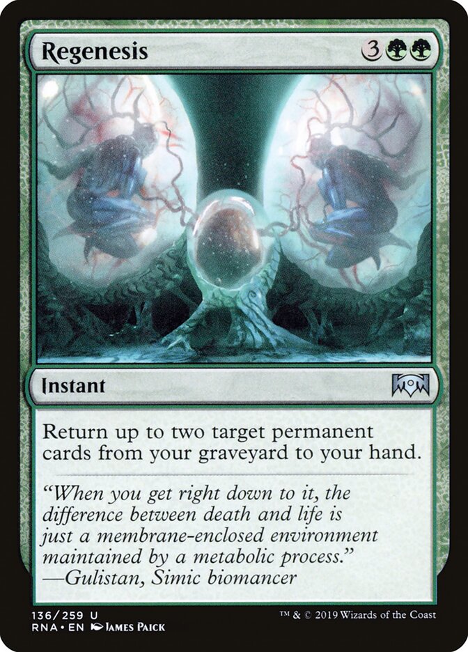 Regenesis card front