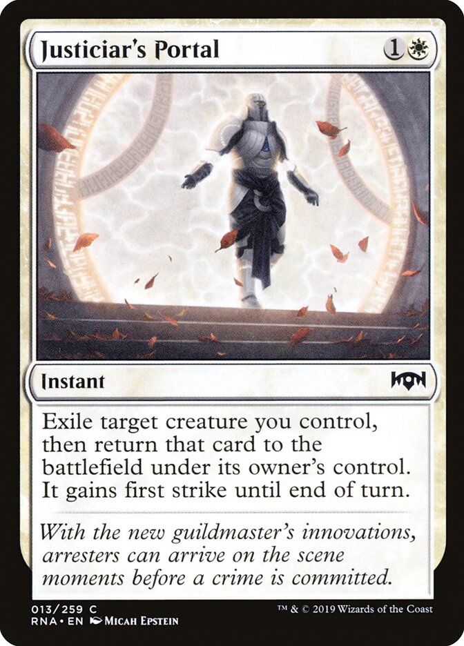 Justiciar's Portal card front