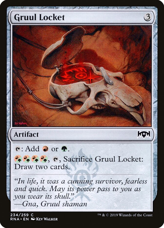 Gruul Locket card front