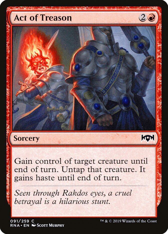 Act of Treason card front