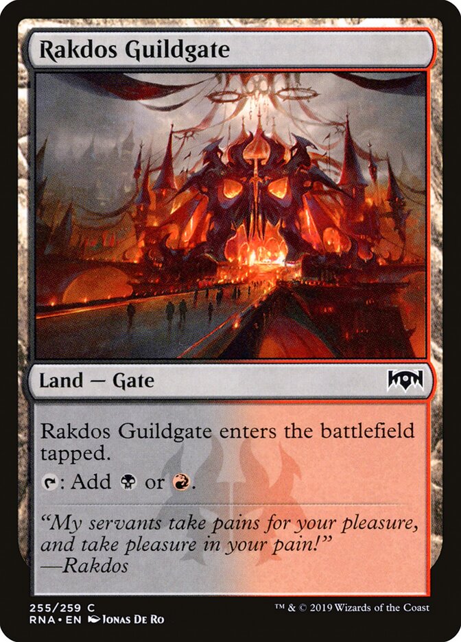 Rakdos Guildgate card front