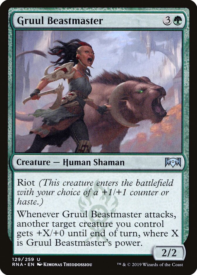 Gruul Beastmaster card front