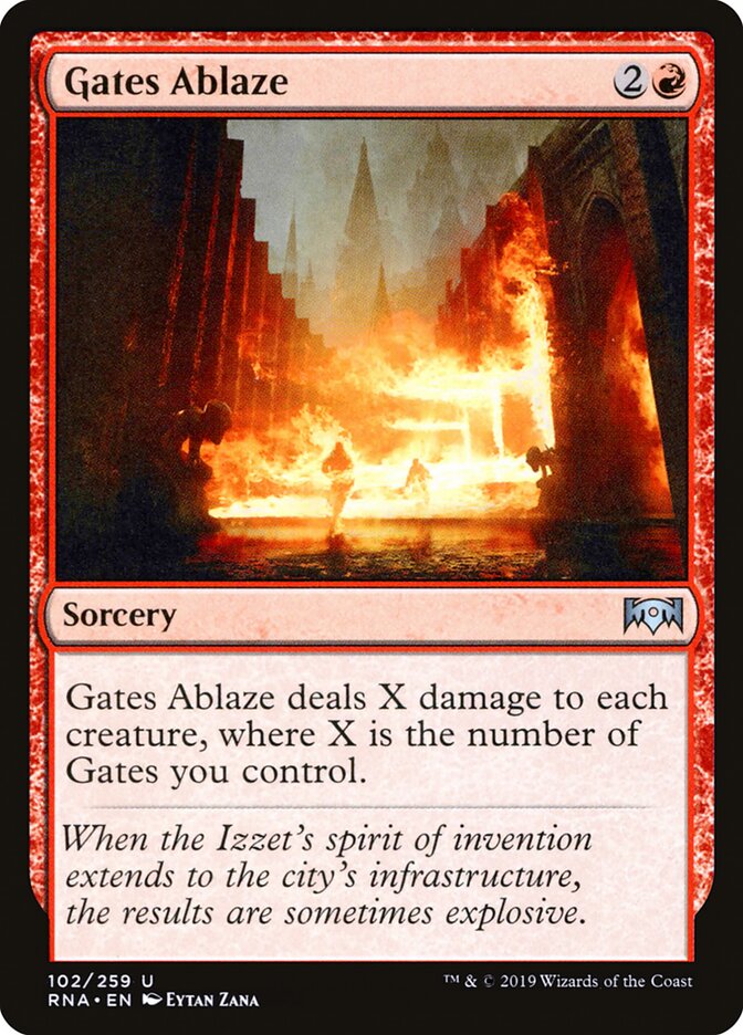 Gates Ablaze card front
