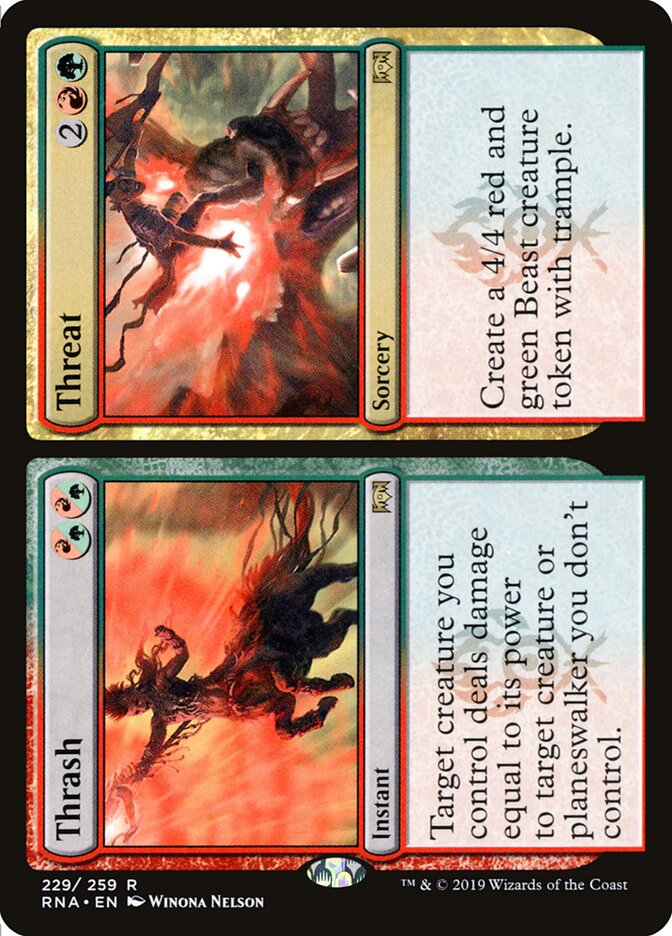 Thrash card front