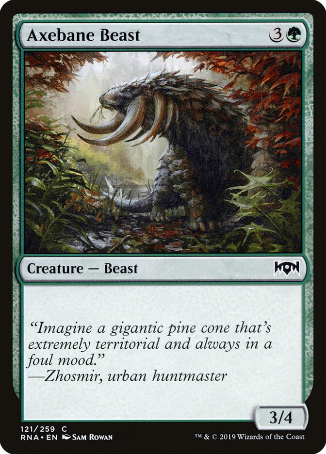Axebane Beast card front