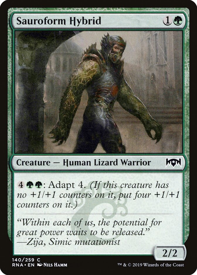 Sauroform Hybrid card front