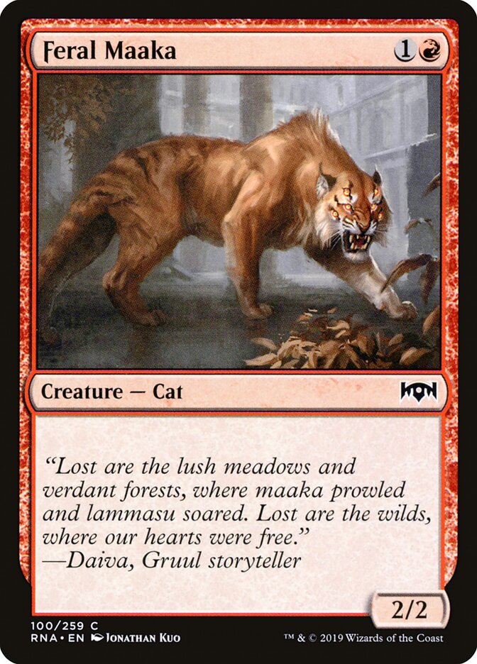 Feral Maaka card front