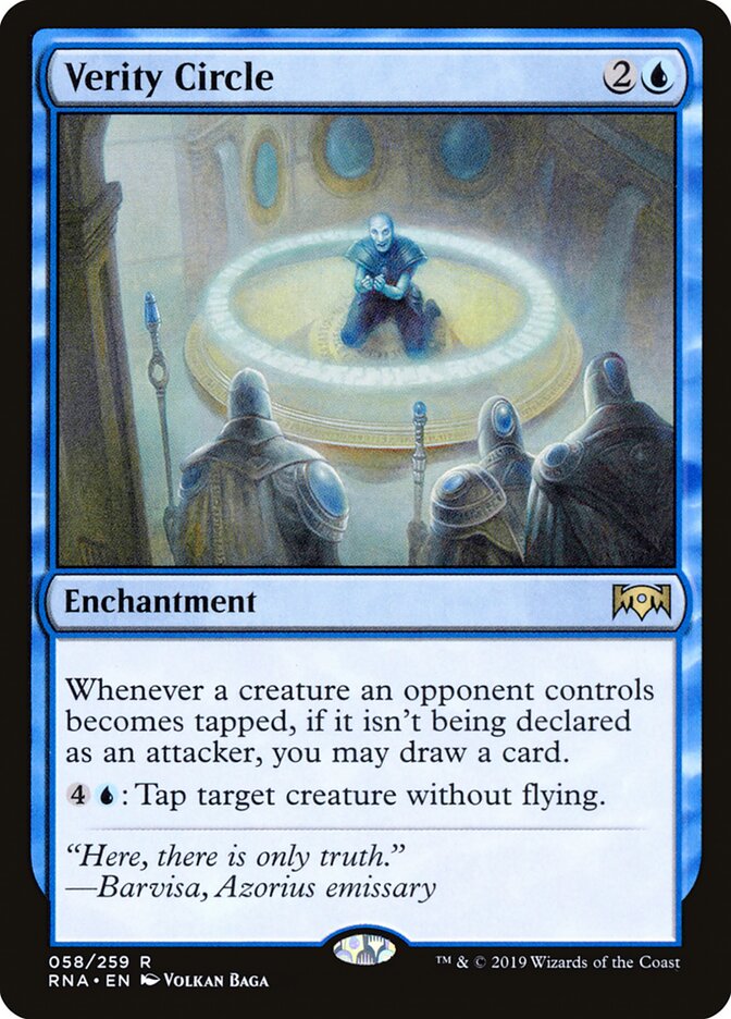 Verity Circle card front