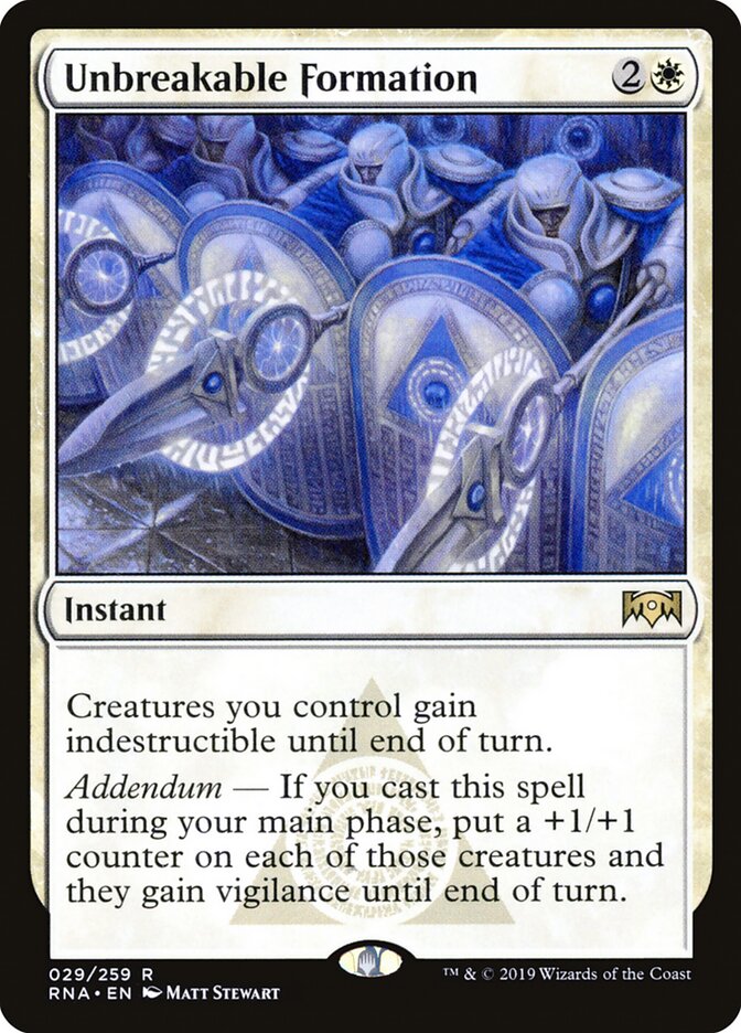 Unbreakable Formation card front