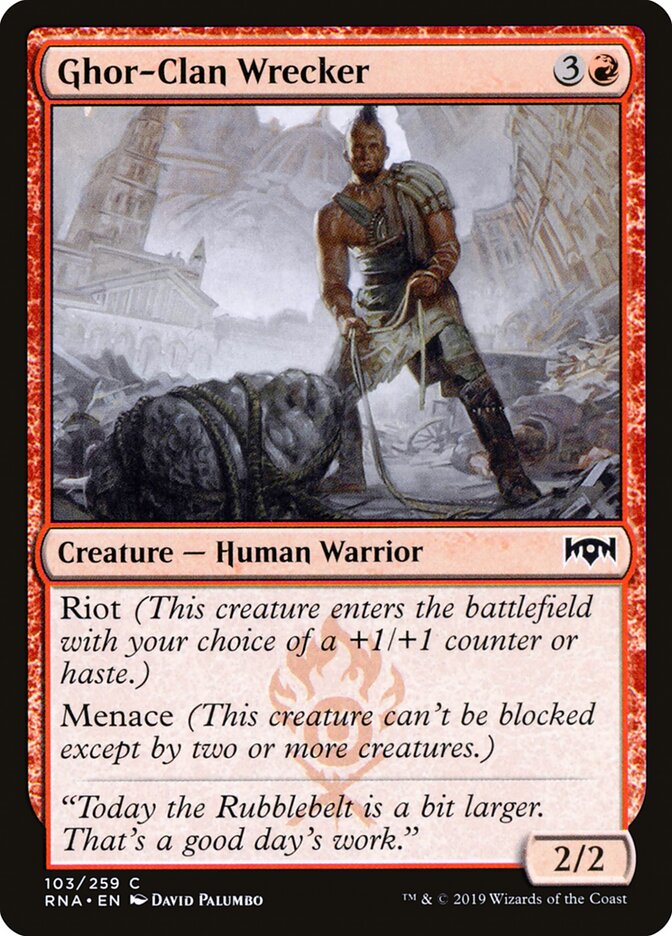 Ghor-Clan Wrecker card front