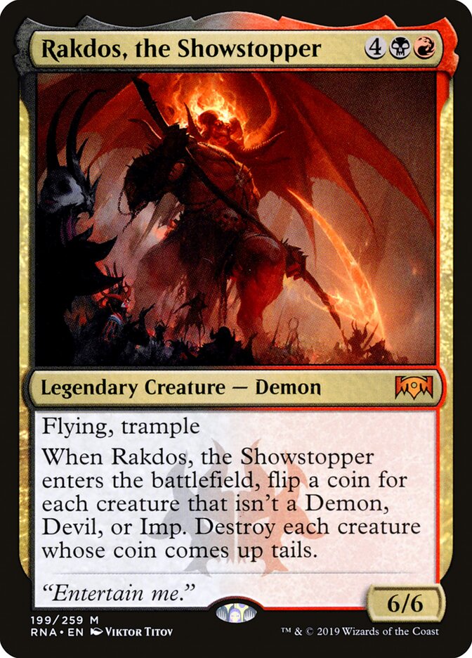 Rakdos, the Showstopper card front