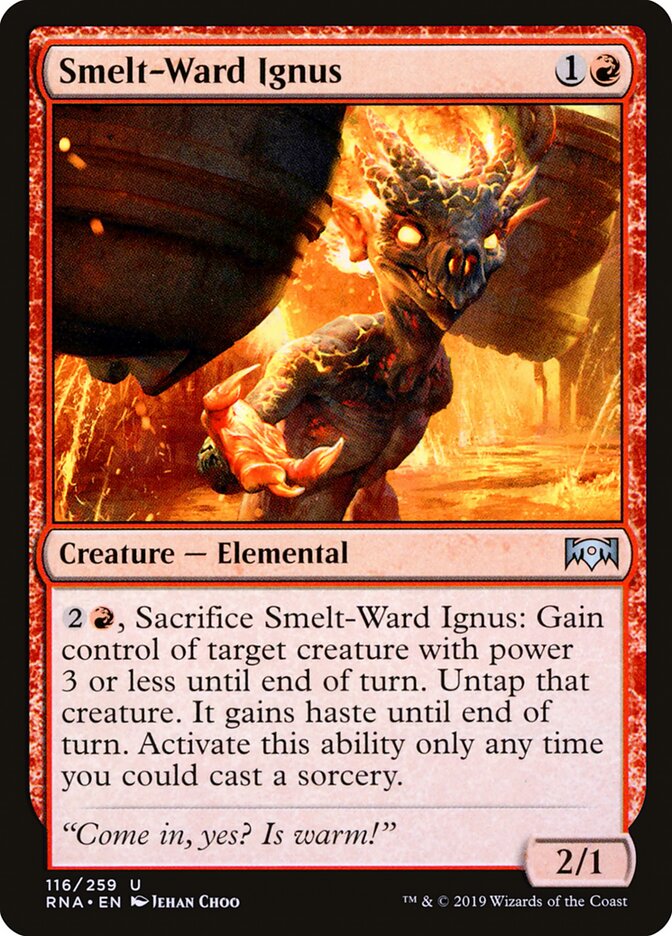 Smelt-Ward Ignus card front