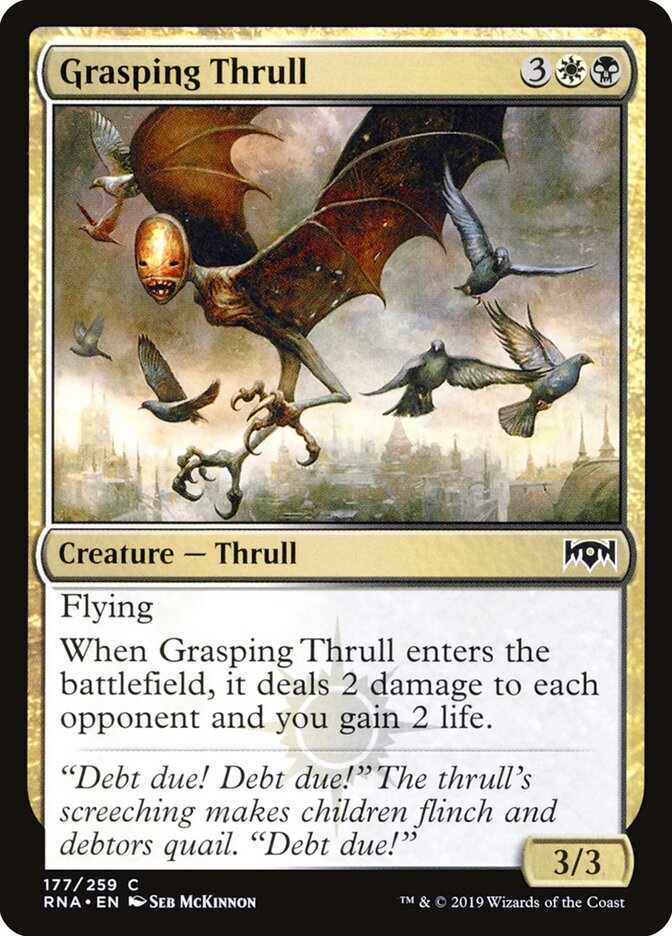 Grasping Thrull card front