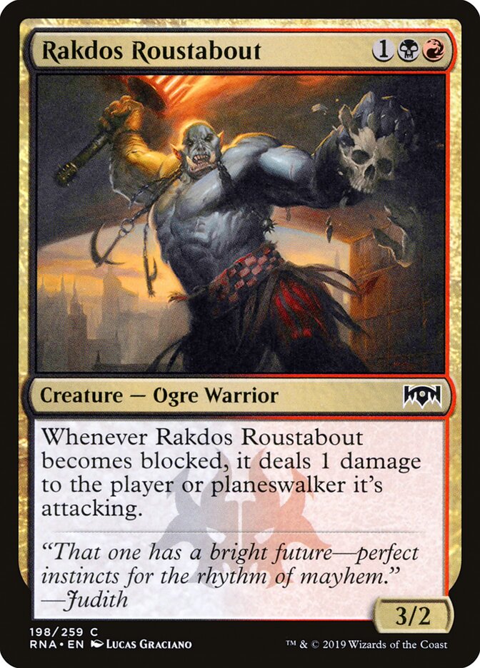 Rakdos Roustabout card front