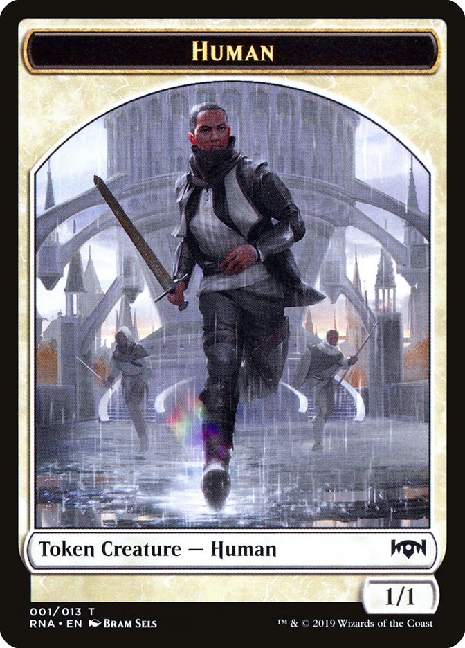 Human card front