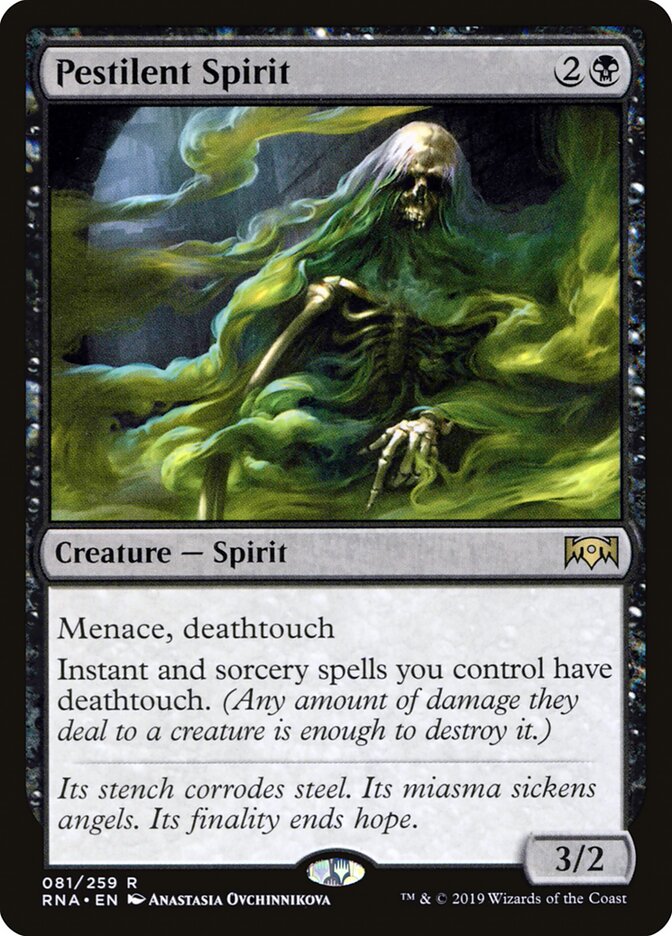 Pestilent Spirit card front