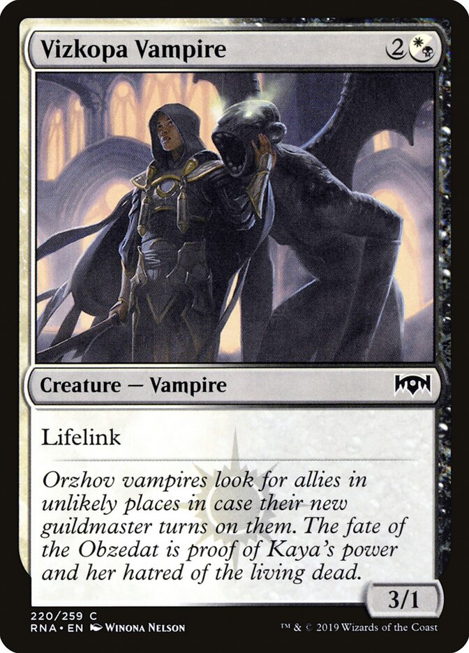 Vizkopa Vampire card front