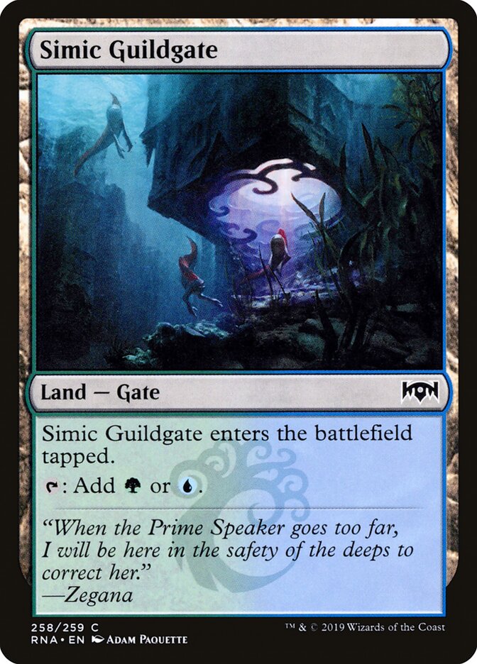 Simic Guildgate card front