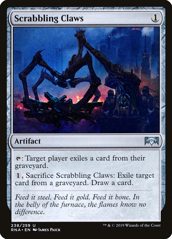 Scrabbling Claws card front